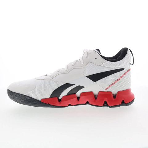 Reebok Zig Encore Mens White Synthetic Lace Up Lifestyle Sneakers Shoes