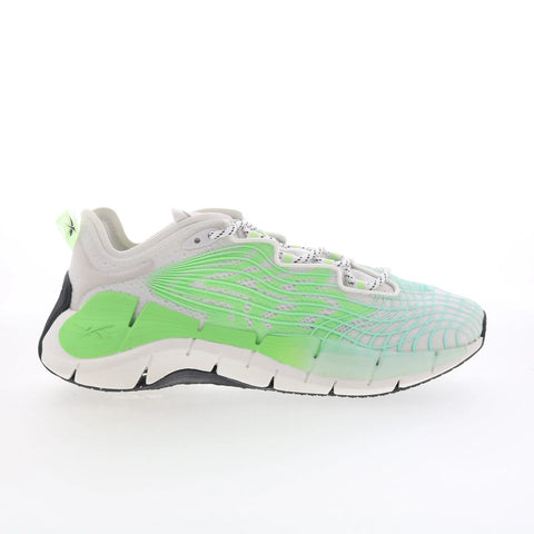 Reebok Zig Kinetica II Womens White Synthetic Lifestyle Sneakers Shoes