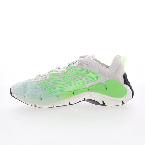 Reebok Zig Kinetica II Womens White Synthetic Lifestyle Sneakers Shoes