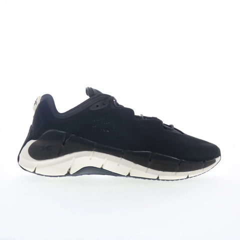 Reebok Zig Kinetica II Grow Mens Black Canvas Lace Up Athletic Running Shoes