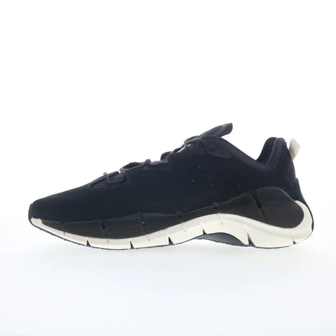 Reebok Zig Kinetica II Grow Mens Black Canvas Lace Up Athletic Running Shoes