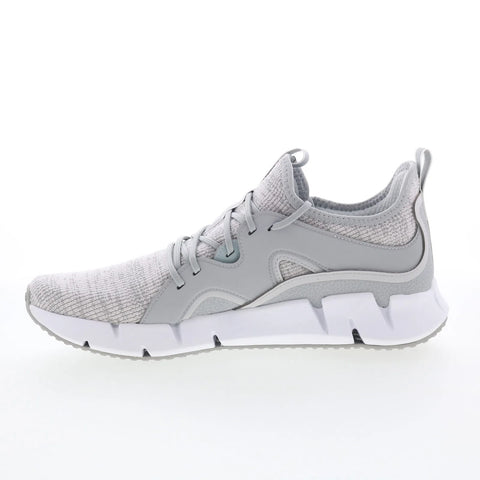 Reebok Zig Sky 2.0 Womens Gray Canvas Lace Up Lifestyle Sneakers Shoes
