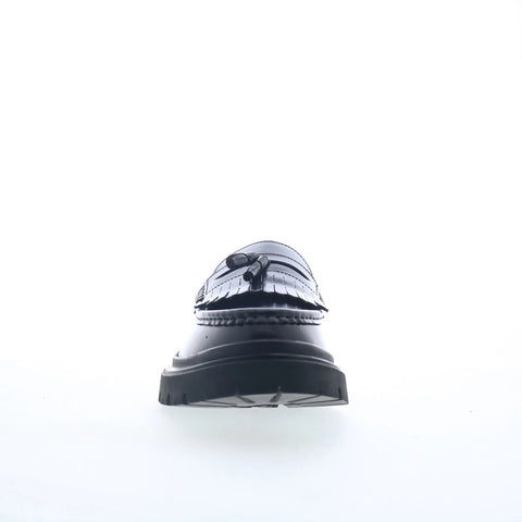 Steve Madden Zoey Mens Black Leather Loafers & Slip Ons Casual Shoes