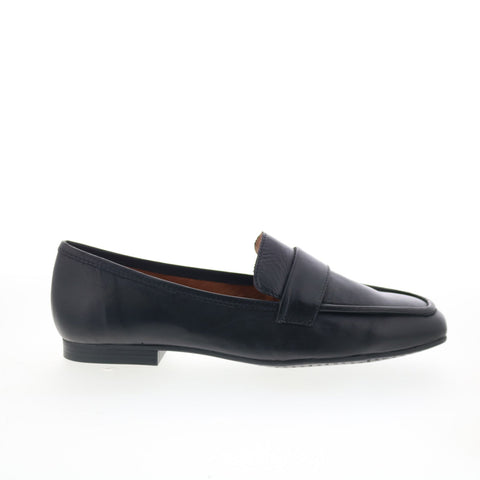 Miz Mooz Zyler Womens Black Leather Slip On Loafers & Slip Ons Casual Shoes