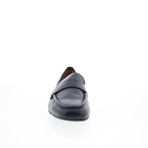Miz Mooz Zyler Womens Black Leather Slip On Loafers & Slip Ons Casual Shoes