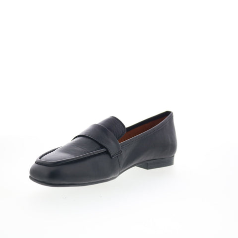 Miz Mooz Zyler Womens Black Leather Slip On Loafers & Slip Ons Casual Shoes