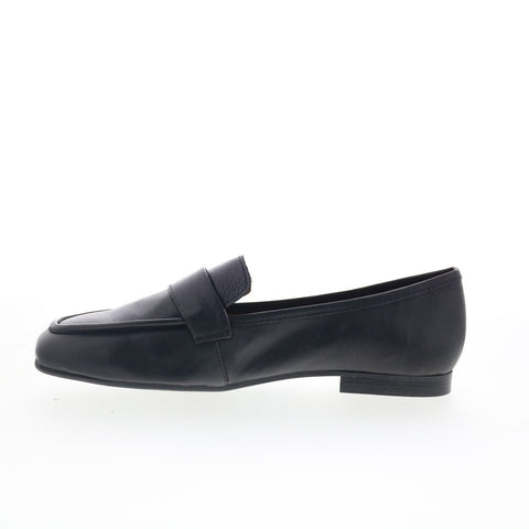 Miz Mooz Zyler Womens Black Leather Slip On Loafers & Slip Ons Casual Shoes