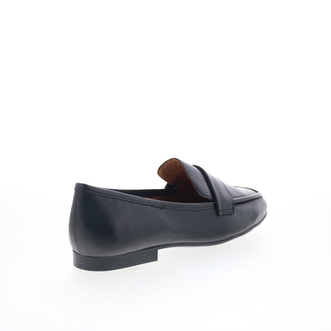 Miz Mooz Zyler Womens Black Leather Slip On Loafers & Slip Ons Casual Shoes