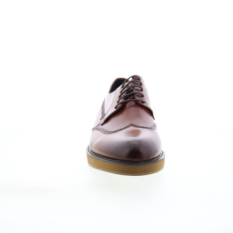 Zanzara Malton ZZ1427C Mens Brown Oxfords & Lace Ups Wingtip & Brogue Shoes