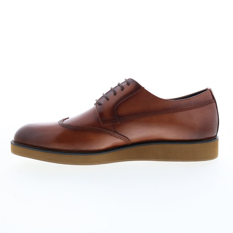 Zanzara Malton ZZ1427C Mens Brown Oxfords & Lace Ups Wingtip & Brogue Shoes
