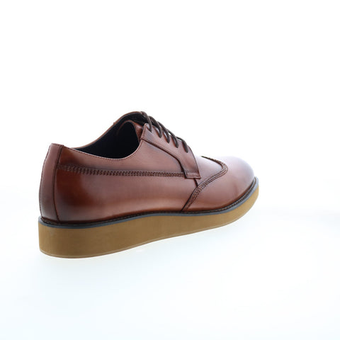 Zanzara Malton ZZ1427C Mens Brown Oxfords & Lace Ups Wingtip & Brogue Shoes