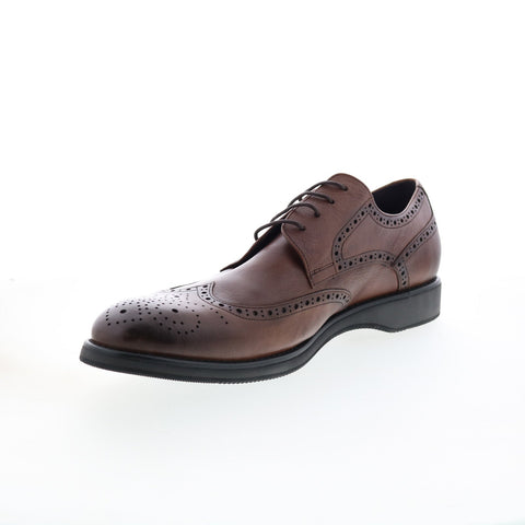 Zanzara Elis ZZ1488C Mens Brown Oxfords & Lace Ups Wingtip & Brogue Shoes