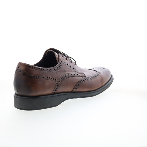 Zanzara Elis ZZ1488C Mens Brown Oxfords & Lace Ups Wingtip & Brogue Shoes