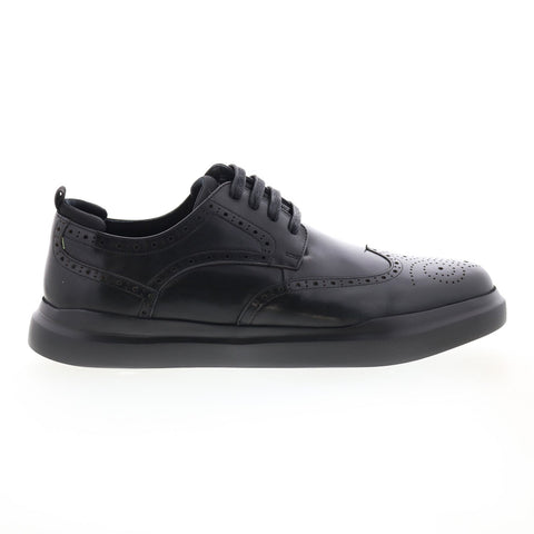 Zanzara Craymer Mens Black Oxfords & Lace Ups Wingtip & Brogue Shoes