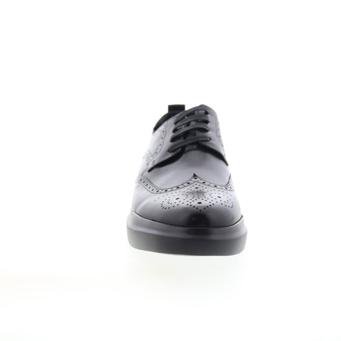 Zanzara Craymer Mens Black Oxfords & Lace Ups Wingtip & Brogue Shoes