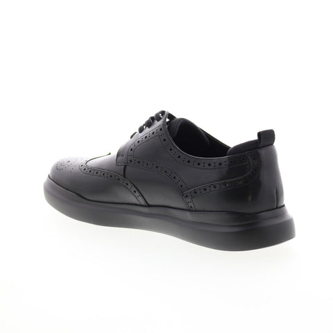 Zanzara Craymer Mens Black Oxfords & Lace Ups Wingtip & Brogue Shoes