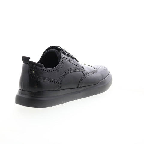 Zanzara Craymer Mens Black Oxfords & Lace Ups Wingtip & Brogue Shoes