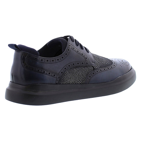 Zanzara Jet ZZ1556L Mens Blue Oxfords & Lace Ups Wingtip & Brogue Shoes