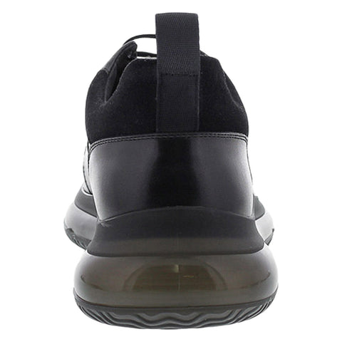 Zanzara Alaric ZZ1572L Mens Black Leather Lace Up Lifestyle Sneakers Shoes