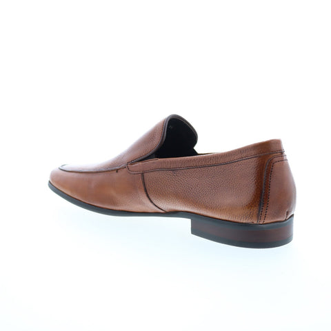 Zanzara Renzo ZZ1634S Mens Brown Leather Loafers & Slip Ons Casual Shoes