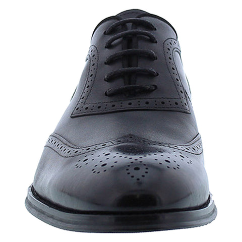 Zanzara Zev ZZ1686C Mens Black Oxfords & Lace Ups Wingtip & Brogue Shoes