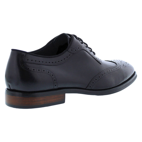 Zanzara Zev ZZ1686C Mens Black Oxfords & Lace Ups Wingtip & Brogue Shoes