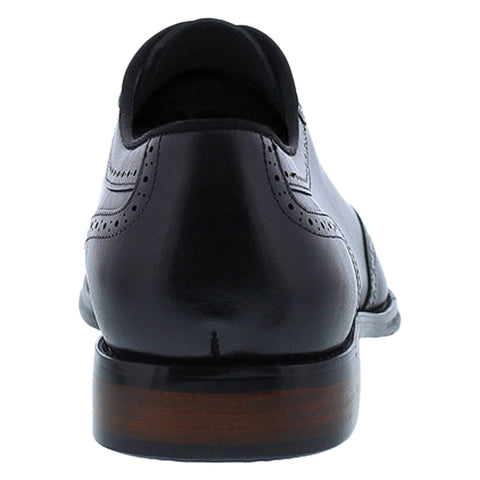 Zanzara Zev ZZ1686C Mens Black Oxfords & Lace Ups Wingtip & Brogue Shoes