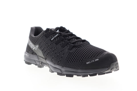 Inov-8 Roclite 290 Womens Black Mesh Low Top Lace Up Athletic Running Shoes