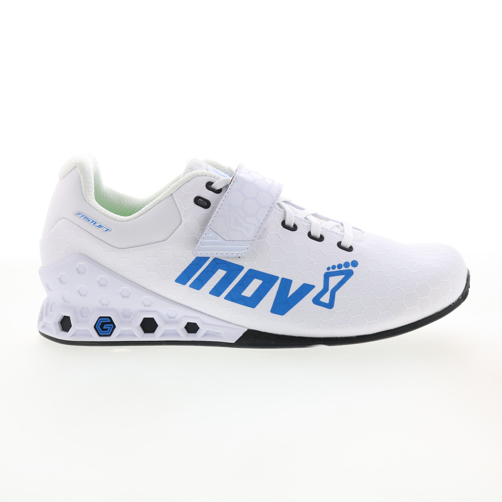 Inov-8 Fastlift Power G 380 Mens White Athletic Weightlifting 