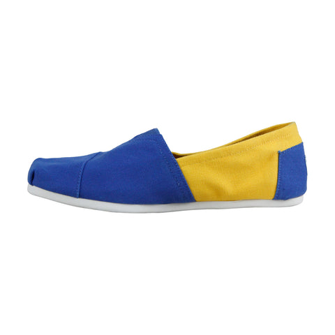 Toms Classics Ucla 001300A12 Mens Blue Canvas Slip On Lifestyle Sneakers Shoes