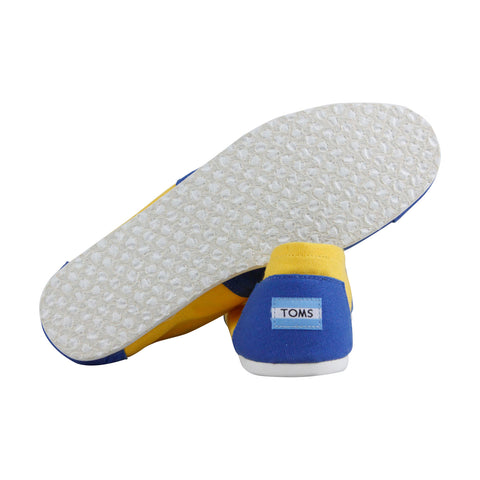 Toms Classics Ucla 001300A12 Mens Blue Canvas Slip On Lifestyle Sneakers Shoes