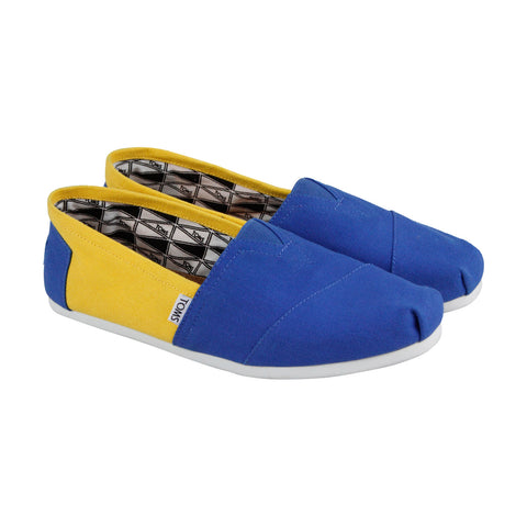 Toms Classics Ucla 001300A12 Mens Blue Canvas Slip On Lifestyle Sneakers Shoes