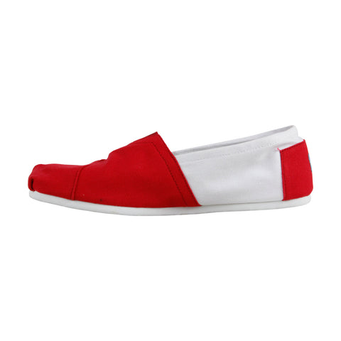 Toms Classics University Of Wisconsin Mens Red Canvas Lifestyle Sneakers Shoes