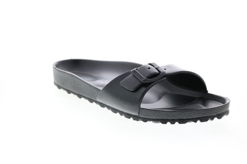 Birkenstock Madrid EVA 128163 Mens Black Narrow Slides Sandals Shoes