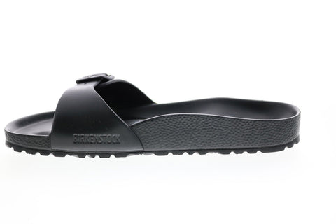 Birkenstock Madrid EVA 128163 Mens Black Narrow Slides Sandals Shoes