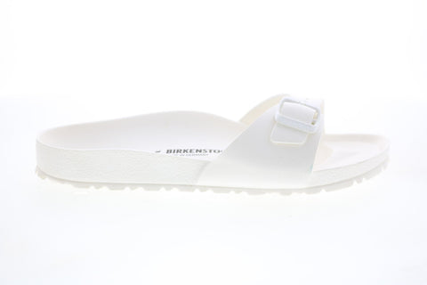 Birkenstock Madrid EVA 128183 Mens White Narrow Slides Sandals Shoes
