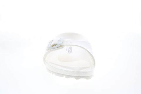 Birkenstock Madrid EVA 128183 Mens White Narrow Slides Sandals Shoes
