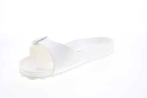 Birkenstock Madrid EVA 128183 Mens White Narrow Slides Sandals Shoes