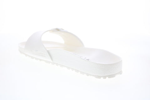Birkenstock Madrid EVA 128183 Mens White Narrow Slides Sandals Shoes