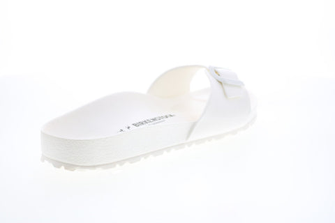 Birkenstock Madrid EVA 128183 Mens White Narrow Slides Sandals Shoes