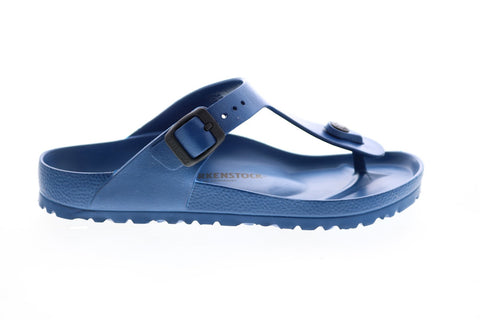 Birkenstock Gizeh EVA 128211 Mens Blue Synthetic Flip-Flops Sandals Shoes