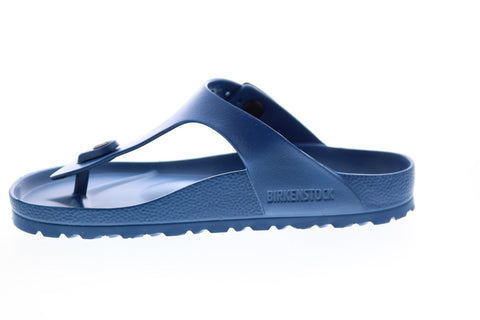Birkenstock Gizeh EVA 128211 Mens Blue Synthetic Flip-Flops Sandals Shoes
