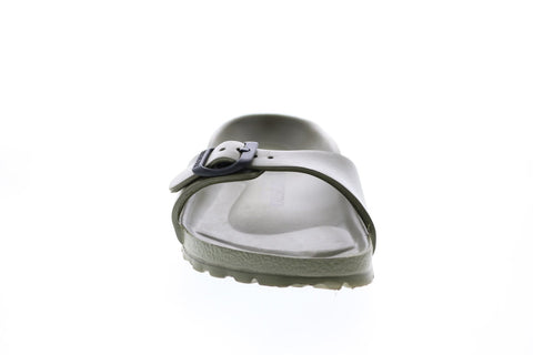 Birkenstock Madrid EVA 128253 Mens Green Narrow Slides Sandals Shoes
