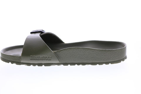 Birkenstock Madrid EVA 128253 Mens Green Narrow Slides Sandals Shoes
