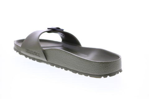 Birkenstock Madrid EVA 128253 Mens Green Narrow Slides Sandals Shoes
