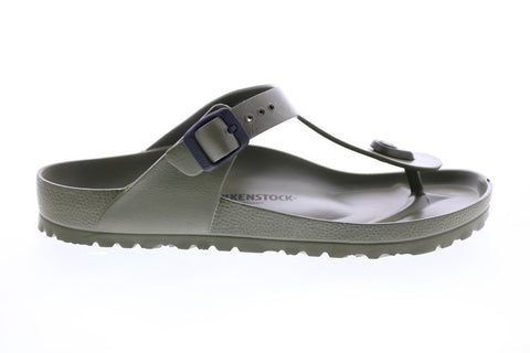 Birkenstock Gizeh EVA 128271 Mens Green Synthetic Flip-Flops Sandals Shoes
