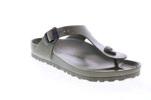 Birkenstock Gizeh EVA 128271 Mens Green Synthetic Flip-Flops Sandals Shoes