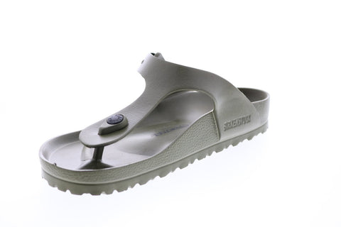 Birkenstock Gizeh EVA 128271 Mens Green Synthetic Flip-Flops Sandals Shoes