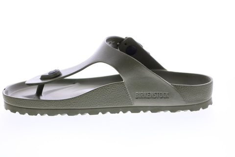 Birkenstock Gizeh EVA 128271 Mens Green Synthetic Flip-Flops Sandals Shoes