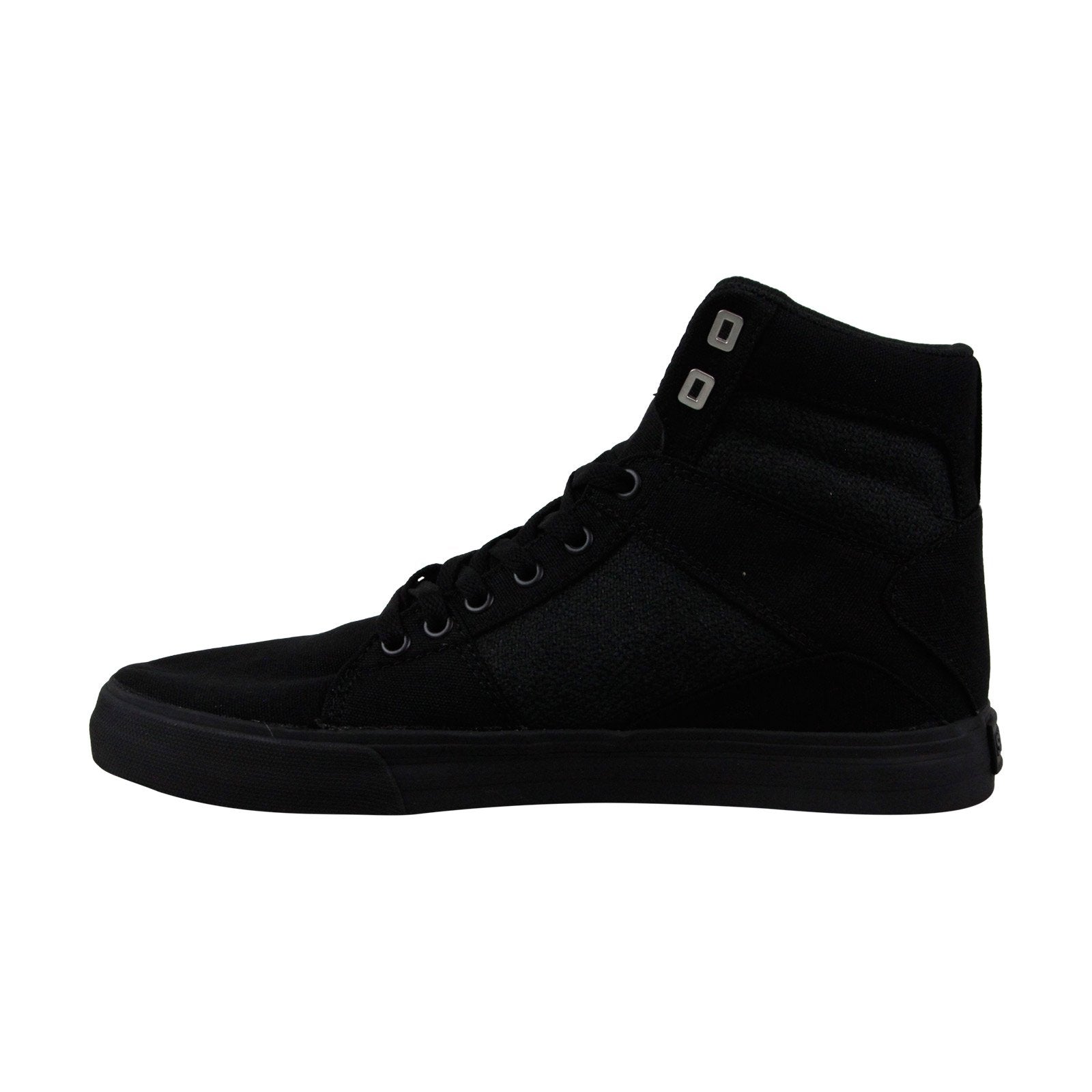 Supra Sneakers Mens 8.5 Black Canvas Aluminum High Top Skate Shoe Supra Aluminum 05662-001-M Mens Black Canvas High Top Skate  main image 2